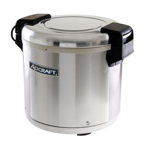 Adcraft RW-E50 Stainless Steel Rice Warmer, 50 Cups Or 100 Bowls - 120V, 100W