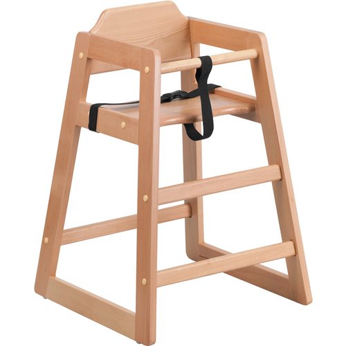 HERCULES Series Stackable Natural Baby High Chair
