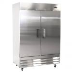 Kitchen Monkey KMRF-2D Solid Door Reach-In Refrigerator - 48 Cu Ft