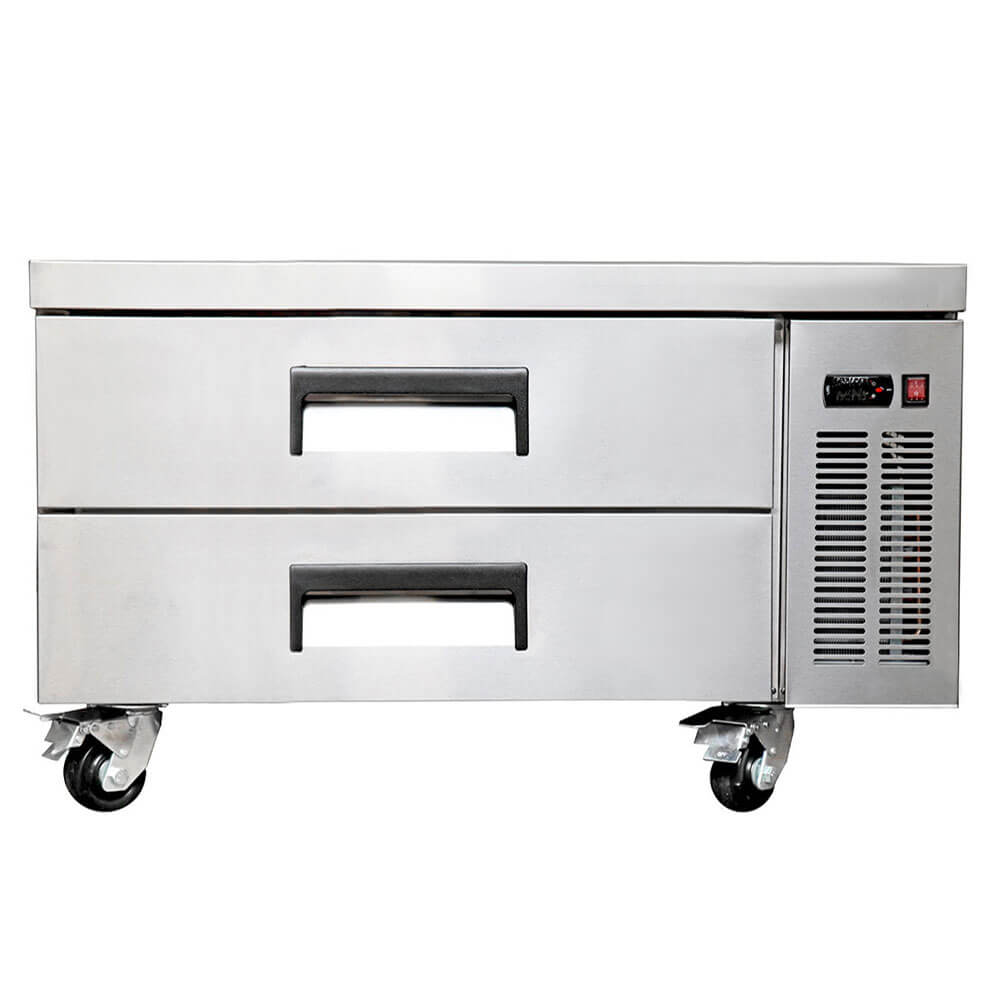 Drawered Refrigerator kitchen equipment with Drawers 60 Inches Refrigerated Chef Base Restaurant Equipment Stand KITMA Stainless Steel Commercial Counter 33℉-38℉ 10.4 Cu.Ft 