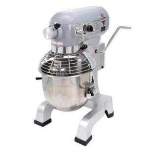 Kitchen Monkey KMPM-20 20 Qt Gear Driven Commercial Planetary Stand Mixer with Guard - 120V, 1.5 hp