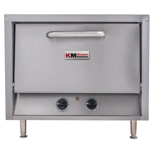 Kitchen Monkey KMPO-22 22" Commercial Countertop Pizza Oven - 240V, 3600W