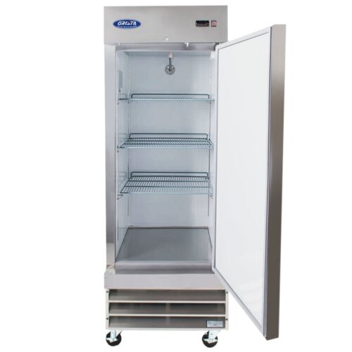 One Solid Door Reach-In Freezer 23CF 29 Inches