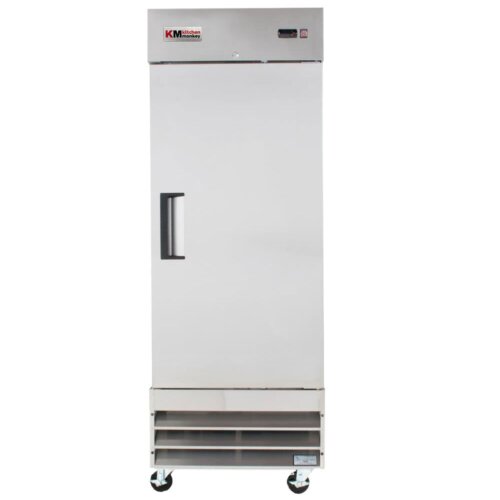Kitchen Monkey KMEFZ-1D Solid Door Reach-In Freezer - 23 Cu Ft