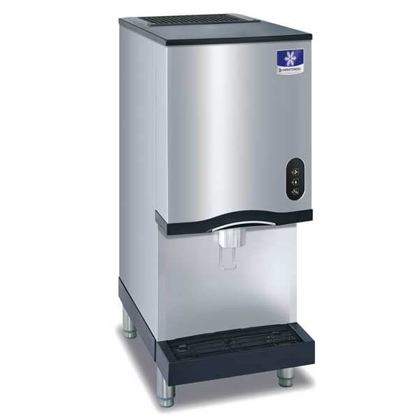 Stainless Steel Adcraft LIIM-350 Lunar Ice Commercial Ice Maker and Ice Bin 110v 