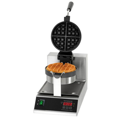 Waffle Maker Belgian 7" 120V, 1080W Kitchen Monkey KMBWM-7/R