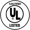 UL LISTED GAS FIRED