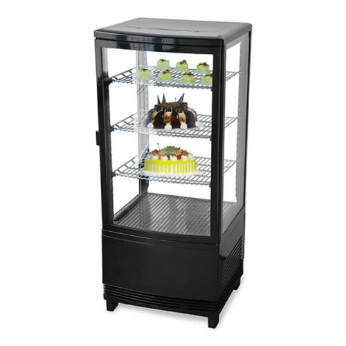 Omcan 25826 16" Countertop Refrigerated Display Case - 2.8 Cu. Ft.
