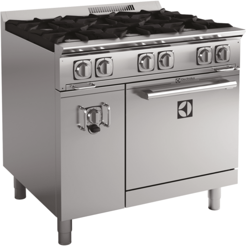 Electrolux 169106 36" 6 Burner Gas Range w/ Standard Oven, Convertible
