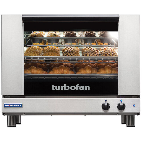 Moffat E28M4 Turbofan Single Deck Full Size Electric Convection Oven with Mechanical Controls
