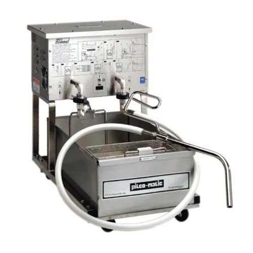 Pitco P14 55 lb. Portable Fryer Oil Filter Machine - 120V